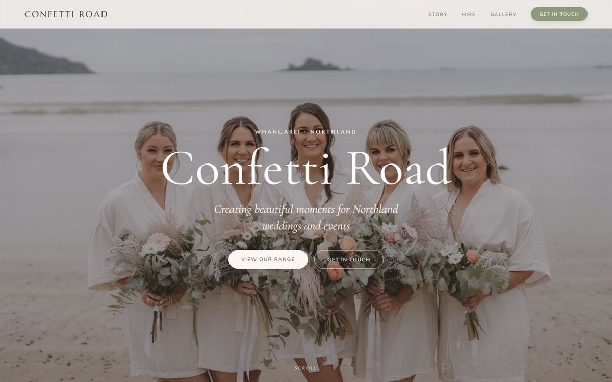 Confetti Road website